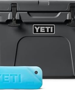 YETI Tundra 35 Hard Cooler with YETI ICE 1 lb, Charcoal