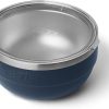 YETI Rambler Low Bowl, Vacuum Insulated, Stackable and Nestable Stainless Steel Bowl with Lid, 1.6 Quart, Navy 3