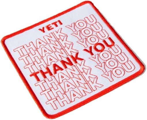 YETI Thank You Hook and Loop Patch - Image 2