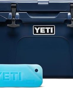 YETI Tundra 35 Hard Cooler with YETI ICE 1 lb, Navy