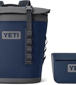 YETI Hopper M12 Soft Cooler Backpack with YETI Sidekick 3L, Navy