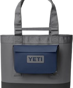 YETI Camino Carryall 35, Storm Gray 3L Sidekick, Navy Bundle