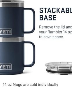 YETI Rambler 14 oz Stackable Mug, Vacuum Insulated, Stainless Steel with MagSlider Lid 2