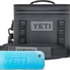 YETI Tundra 35 Hard Cooler with YETI ICE 1 lb, Rescue Red 3