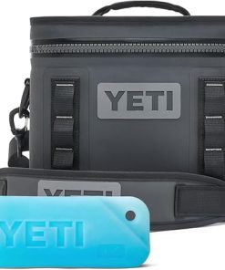 YETI Hopper Flip 8 Soft Cooler with YETI Ice 1 lb, Charcoal