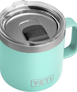 YETI Rambler 14 oz Mug, Vacuum Insulated, Stainless Steel with MagSlider Lid, Stainless