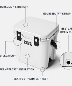 YETI Roadie 24 2.0 Hard Cooler with DoubleDuty Shoulder Strap and Drain Plug 2