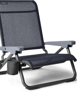 YETI Hondo Reclining Beach Chair, Breathable, UV-Resistant, and Supports up to 350 lbs, Navy