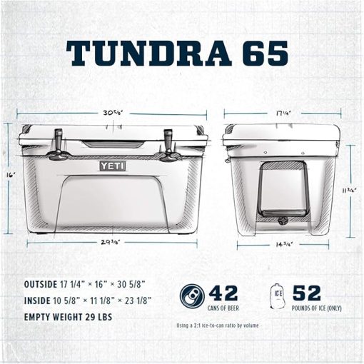 YETI Tundra 65 Cooler, Desert Tan - Image 2