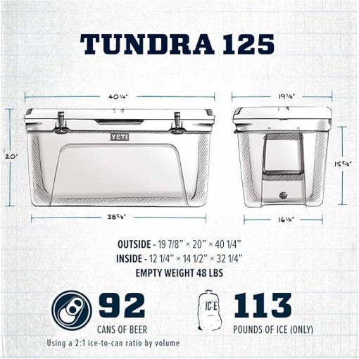 YETI Tundra 125 Hard Cooler - Image 2