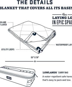 YETI Lowlands Blanket, Multi-Use Blanket with Travel Bag 2